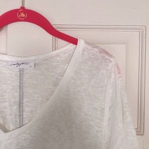 Carly Jean Los Angles white t shirt